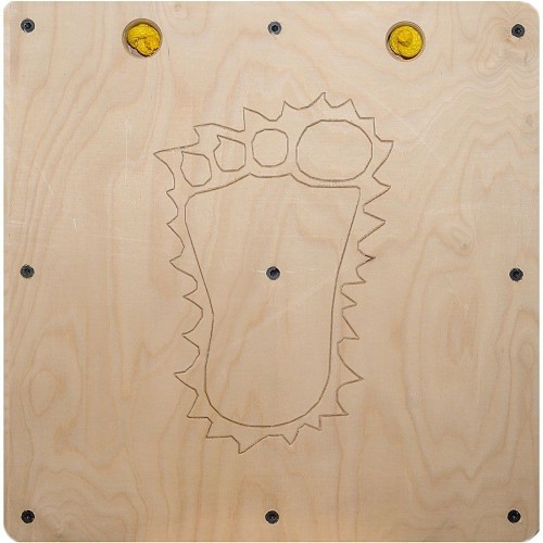 Outrigger Pads W242420 Outrigger Pad, 24 in Length, 24 in Width/Diameter, 2 in Thickness